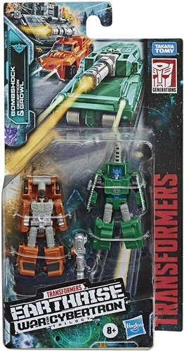 Figura De Bombshock Y Growl Micromasters Transformers Siege