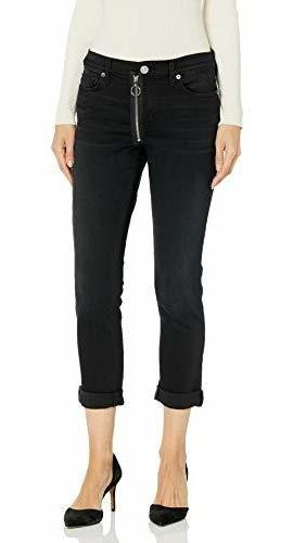 Hudson Jeans Riley Crop Relaxed Straight Jean Para Mujer Con