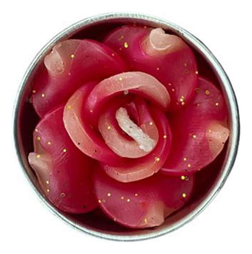 Velas De Color Verde Azulado De Rosa Luces De Té Perfumadas