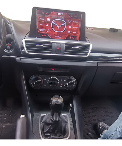 Autoestéreo Android 9' Mazda 3 2014-2018 Platino 2c B Y C