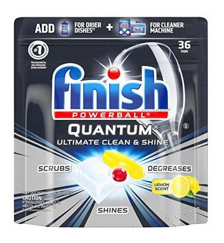 Acabado - Quantum - 36ct - Lavavajillas Detergente - Powerba