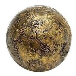 Bola Decorativa De Resina 9cm - Bronze