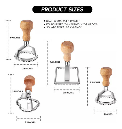 Cc Cortador De 5 Piezas Para Hacer Estampillas Para