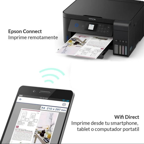 Imagen 9 de 9 de Impresora Multifuncional Ecotank Epson L4160 Inalámbrica
