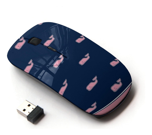 Koolmouse [ratón Inalámbrico Óptico 2,4g [patrón Ballena