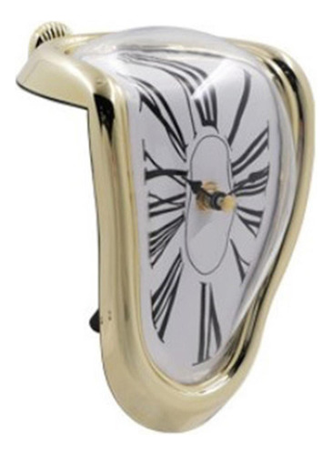 Qa1 Reloj De Fusión Reloj Decorativo Adorno De Romano De Oro