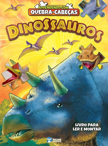 Aprendendo Com Quebra-cabeça - Dinossauros, De Ana P. Germano. Editora Rideel, Capa Dura Em Português