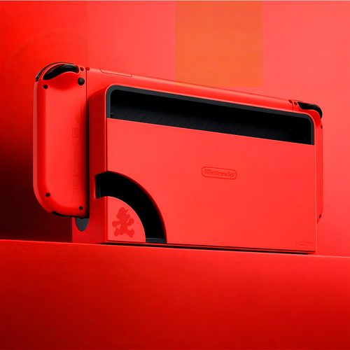 Console Nintendo Switch Oled 64gb Edição Especial Mario Verm - Excelente (Recondicionado)