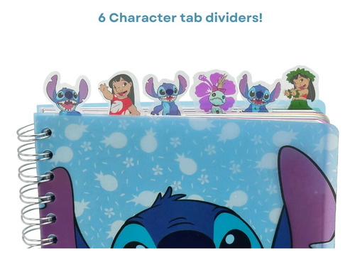 Cuaderno Con Diseños Innovadores Disney Lilo Y Stitch Tab Jo