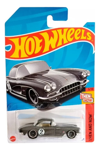 Hot Wheels 62 Corvette 216/250 Then And Now 5/10