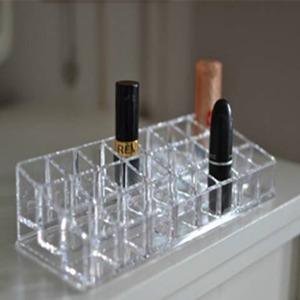Imagen 1 de 2 de Organizador Cosmeticos Acrilico Transparente Maqui Labiales