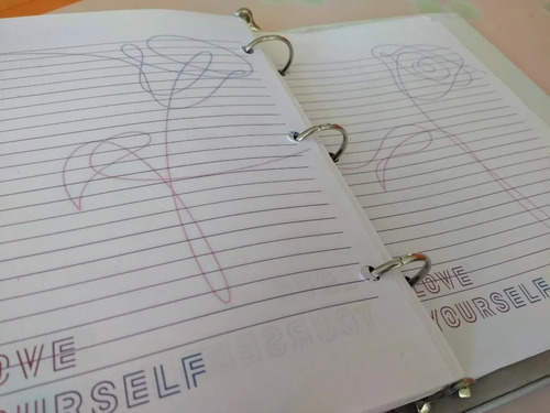 Hojas Para Carpeta Love Yourself: Her | Bts | Kpop 25 Pzas