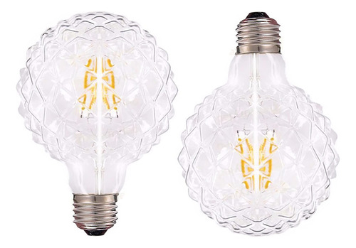 Luz Forma Piña 4 W Bombilla Filamento Led Vintage 30 W) G30