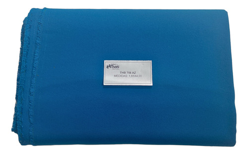 Tecido Sinuca Thb 756 1,65 X 4,00m Macio Para Mesa Cor Azul
