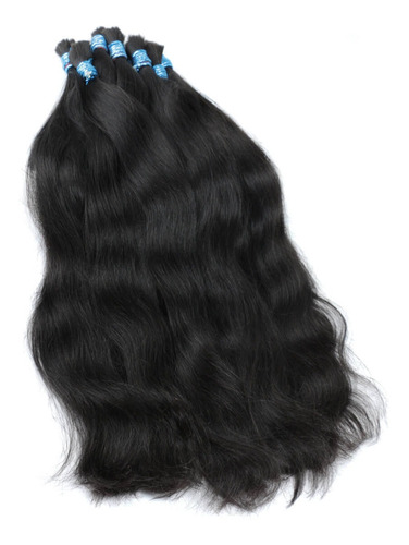 Cabello Humano Para Mega Hair Virgin Wavy 50 Cm, 100 Gr.