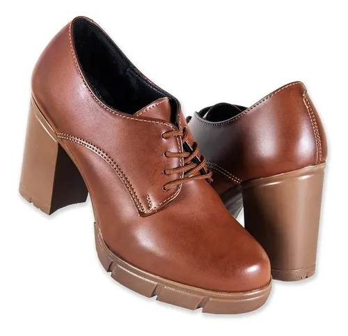 Zapatos de tacon con agujetas mujer hot sale