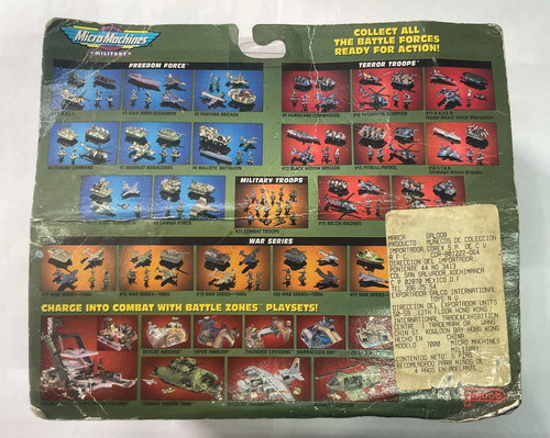 Micro Machines Militar #2 Gulf Aero-squadron 1996 Retromx Gris Oscuro (Usado)