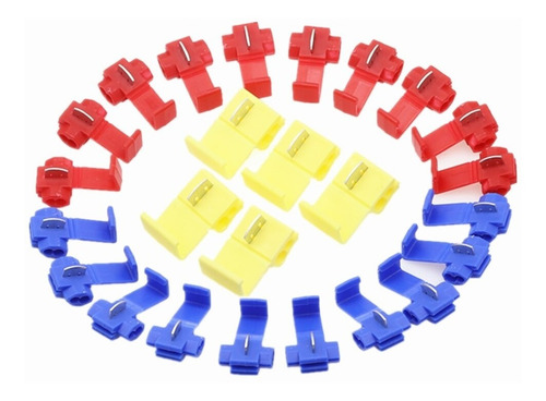 Imagem 6 de 10 de Kit 100 Conector Elétrico Derivação Emenda Cabo Fios Taplink
