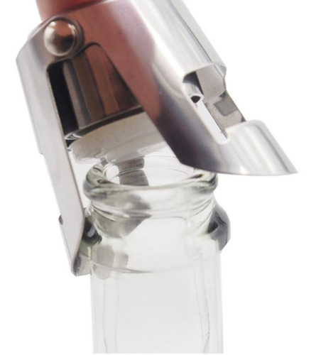 Imagen 4 de 10 de Tapón Botella Acero Inoxidable Champaña - Vinos - Espumantes