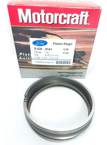 Anillos Ford Fiesta Ka Ecosport 1.6 Motorcraft 0.30