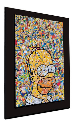 Cuadro 60x40cms Decorativo Homero Collage + Envío Gratis