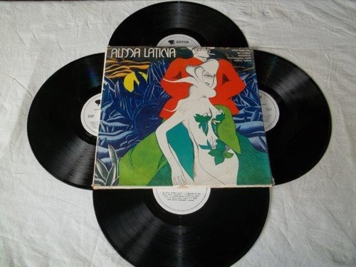 Box C/ 4 Lps Vinil - Alma Latina 