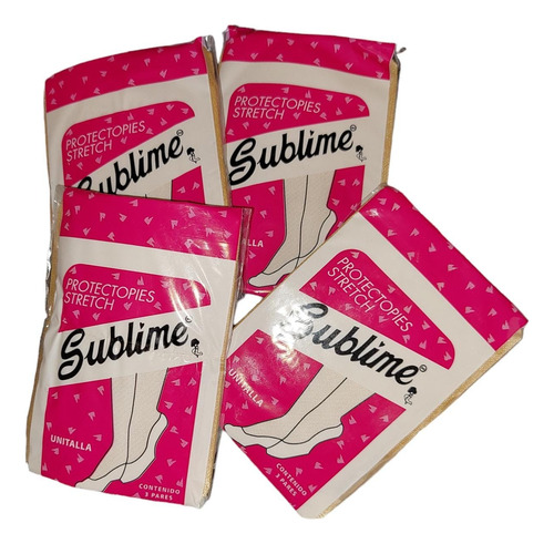Sublime Pantimedia Protectopie Strech Dama En 3pack 12 Pares