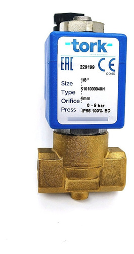 Válvula Solenoide 1/8 220v Normalmente Cerrada