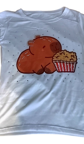 Bolsa Capibara Y De Regalo Playera Talla Ch