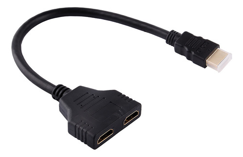 Adaptador Hdmi Macho De 1080p A Doble Hdmi Hembra .