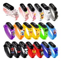 Comprar TGEXYI 20pcs Reloj Digital Led Dibujos Animados Niña Niño Mayoreo Pulseras Mayoreo Reloj Niña Reloj Para Niños Reloj Para Niño Reloj Para Niña
