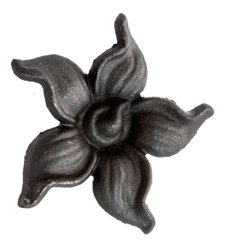 Florão Ornamento Grade Em Ferro Fundido Decoração N06 13cm