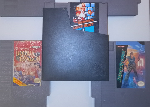 Nes 5 Juegos Mario 1, Punch Out, Batman, Double Dragón, Etc (Usado)