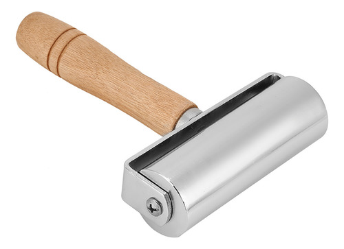 Rodillo De Cuero Hecho A Mano Con Mango De Madera Laminado D
