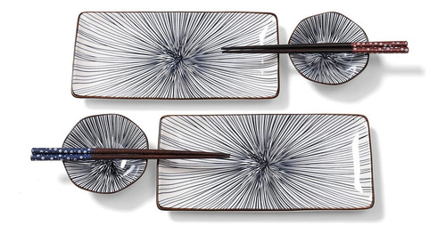 Plato Para Sushi Relaxing Garden 25 Cm, Cuencos, Cerámica