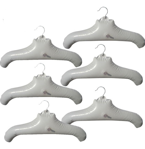 Percha Inflable De Viaje X 6 Plegable Portátil Para Ropa