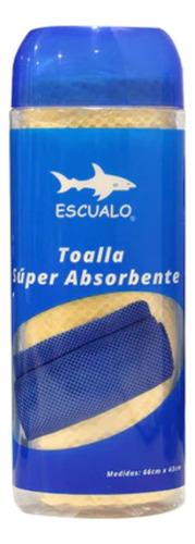 Toalla Deportiva Absorbente Plus 66 X 43 Cm Amarillo Escualo Lisa