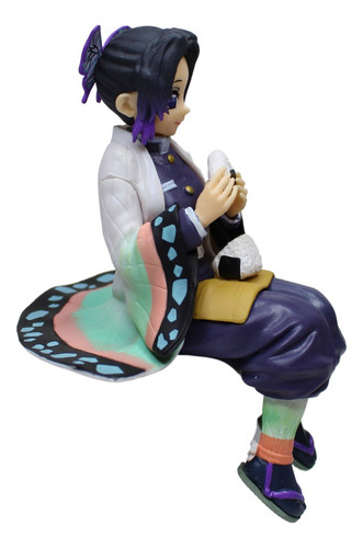 Figura Shinobu Comiendo Onigiri Sentada Demon Slayer
