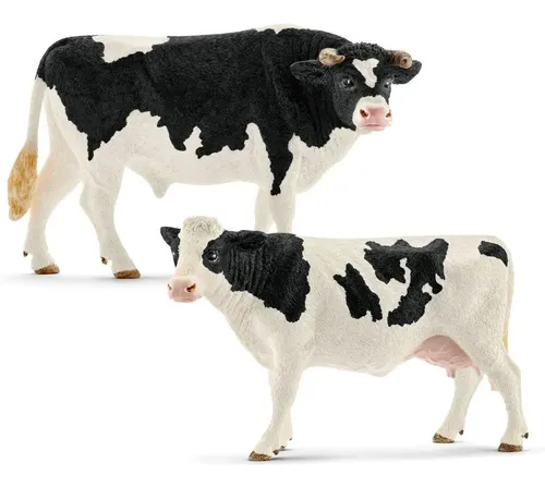 Figura De Ternero Black Angus Schleich 8 Cm, Realista Y Pintada A Mano De La Colección Farm World