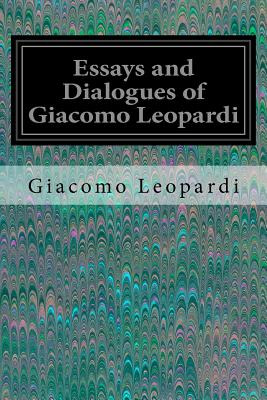 Libro Essays And Dialogues Of Giacomo Leopardi - Edwardes...