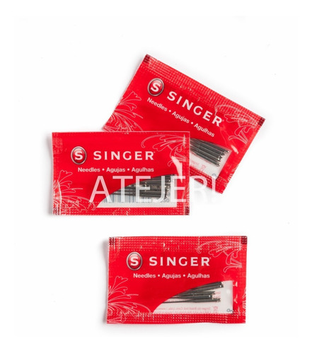Agujas Singer 2020 Para Maquina Familiar Recta X Paquete