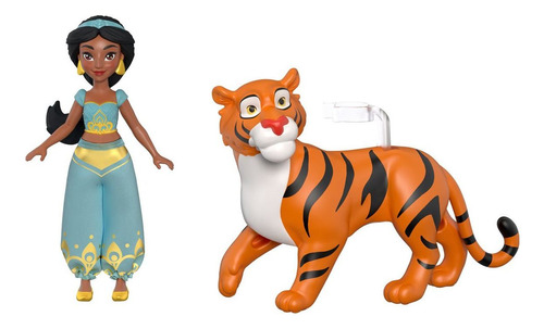 Disney Princess - Princesa Jazmin Y Rajah - Original Mattel