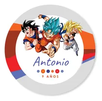 Comprar Kit Imprimible Dragonball Dragon Ball Goku Candy Bar Tukit