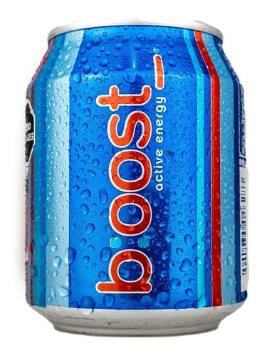 12pz Boost Energy Lata 235ml Bebida Energética Mora Azul Sm