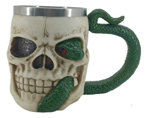 Vaso Taza Mug Calavera  Medieval Coleccionable 