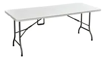 Comprar Mesa Plegable Blanco 180cm, Jardín, Terrazas, Camping