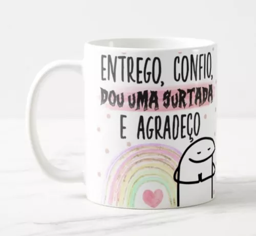 Caneca meme boneco palito é sobre isso e tá tudo bem