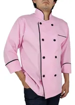 Comprar Filipina Chef Hombre Rosa Pastel Con Negro En Poliéster