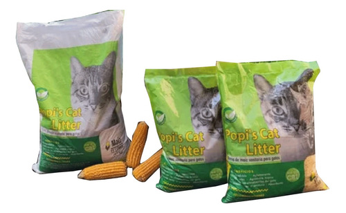 Maíz Cat 9.1kg -  Arena Ecológica Para Gatos - Inhibe Olores