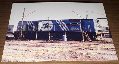 Foto 15x10 Locomotora U-13 6036 En Playa Tandil (Usado)